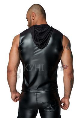 Мужская безрукавка с капюшоном Noir Handmade H062 Hooded Shirt, XXL, мокрый эффект 108109 фото