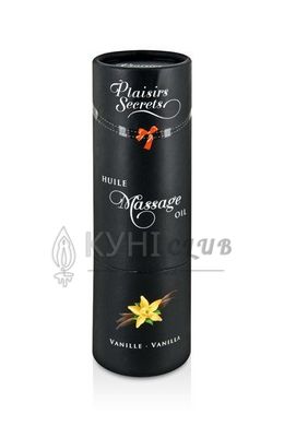 Массажное масло Plaisirs Secrets Vanilla (59 мл) с афродизиаками, съедобное, подарочная упаковка 108729 фото