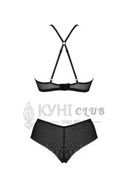 Комплект Passion KERRIA BIKINI black, S/M, бралетт и трусики-бикини 108505 фото