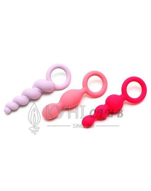 Набір анальних іграшок Satisfyer Plugs (set of 3) - Booty Call, макс. діаметр 3 см 109190 фото