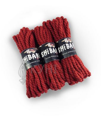 Бавовняна мотузка для шібарі Feral Feelings Shibari Rope, 8 м червона 102031 фото