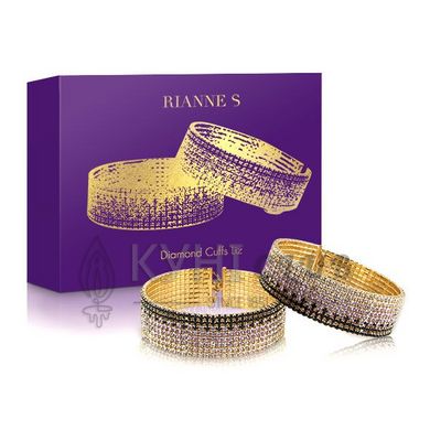 Лакшері наручники-браслети з кристалами Rianne S: Diamond Cuffs, подарункове паковання 108632 фото