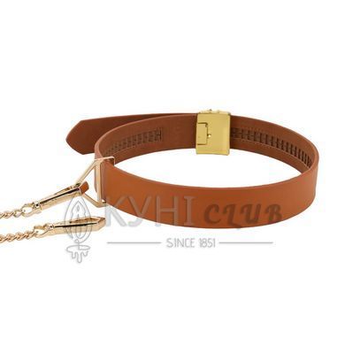 БДСМ-набор LOCKINK Bondage & Restraint Set, коричневый, натуральная кожа, фиксаторы, маска, кляп 109981 фото