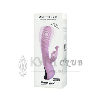 Вибратор Adrien Lastic Mini Trigger с массирующими движениями ствола 100131 фото