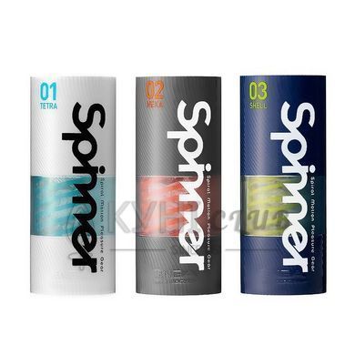 Мастурбатор Tenga Spinner 03 Shell с упругой стимулирующей спиралью внутри, упругая спираль 101695 фото