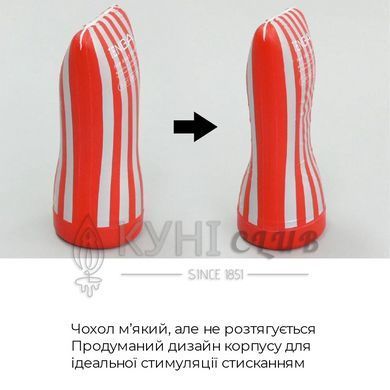 Мастурбатор Tenga Squeeze Tube Cup (мягкая подушечка) GENTLE сдавливаемый 102434 фото
