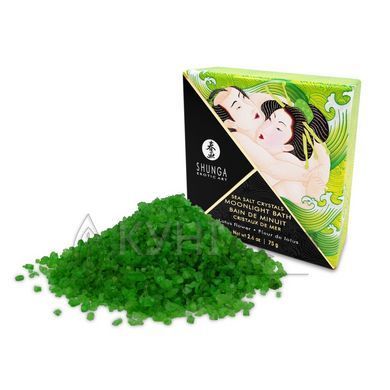 Сіль для ванни Shunga Moonlight Bath &ndash; Lotus Flower (75 г), сіль Мертвого моря, ароматичні олії 109349 фото