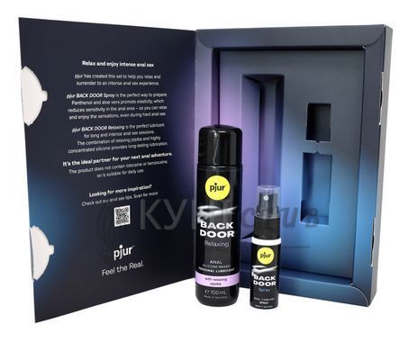 Подарочный набор pjur BACK DOOR Value Pack: силиконовая смазка 100 мл и расслабляющий спрей 20 мл 109720 фото