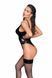 Боди с мокрым эффектом Noir Handmade F244 Powerwetlook body with high cut bottom hem, L 108161 фото 2