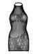 Платье-сетка со стразами Leg Avenue Rhinestone halter mini dress Black, открытая спина, one size 105856 фото 7