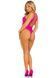 Боди Leg Avenue Opaque racer tank bodysuit, One Size, розовое, имитация шнуровки, низ &mdash; стринги 110112 фото 3