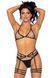 (SALE) Leg Avenue Rhinestone garter strapps OS Black 105906 фото 3