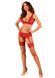 Панчохи під пояс із широким мереживом Obsessive Lacelove stockings M/L 106661 фото 4