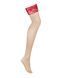 Панчохи під пояс із широким мереживом Obsessive Lacelove stockings M/L 106661 фото 3