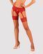 Панчохи під пояс із широким мереживом Obsessive Lacelove stockings M/L 106661 фото 1