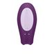 Смарт-вібратор для пар Satisfyer Double Joy Violet із широким кліторальним стимулятором 101095 фото 3