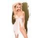 Бебі-дол з ажурним бралетом та високим розрізом Penthouse - Sweet Beast White L/XL 103260 фото 1
