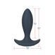 Анальная пробка с пульсацией Lux Active &ndash; Throb &ndash; 4.5" Anal Pulsating Massager, пульт ДУ 103461 фото 2
