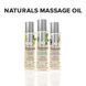 Массажное масло System JO - Naturals Massage Oil - Peppermint&Eucalyptus с эфирными маслами (120 мл) 104146 фото 5