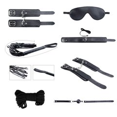 Набор БДСМ аксессуаров Alive Secret Desires Black BDSM Kit (8 pcs) 103921 фото