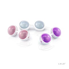 Набор вагинальных шариков LELO Beads Plus, диаметр 3,5 см, изменяемая нагрузка, 2х28, 2х37 и 2х60 г 106050 фото