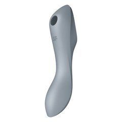 Вакуумний стимулятор з вібрацією Satisfyer Curvy Trinity 3 BlueGrey 104083 фото