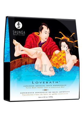 Гель для ванни Shunga LOVEBATH – Ocean temptations 650 г, робить воду ароматним желе зі SPA-ефектом 100661 фото