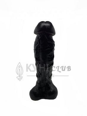 Крафтовое мыло-член с присоской Чистый Кайф Black size XL натуральное 101333 фото