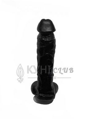 Крафтовое мыло-член с присоской Чистый Кайф Black size XL натуральное 101333 фото