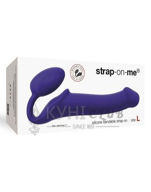 Безремневой страпон Strap-On-Me Violet L, полностью регулируемый, диаметр 3,7см 101857 фото