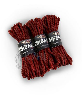 Джутова мотузка для шібарі Feral Feelings Shibari Rope, 8 м червона 102032 фото