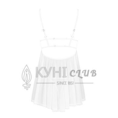 Пеньюар і трусики Obsessive Heavenlly babydoll & thong XL/2XL 106128 фото
