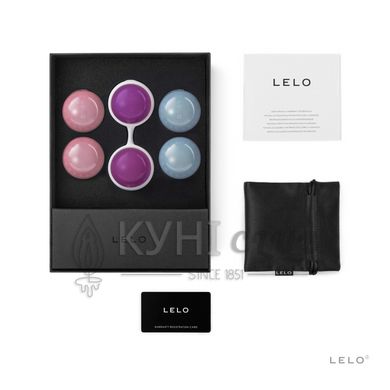 Набір вагінальних кульок LELO Beads Plus, діаметр 3,5 см, змінне навантаження 2х28, 2х37 та 2х60 г 106050 фото