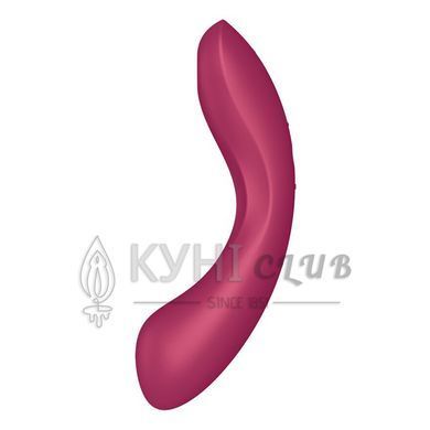 Вакуумний стимулятор з вібрацією Satisfyer Curvy Trinity 1 Red, іграшка 3в1 106273 фото