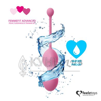 Набір вагінальних кульок для просунутих FeelzToys - FemmeFit Advanced Pelvic Muscle Training Set 102984 фото