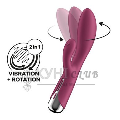 Вибратор-кролик Satisfyer Spinning Rabbit 1 Red SX0561 фото