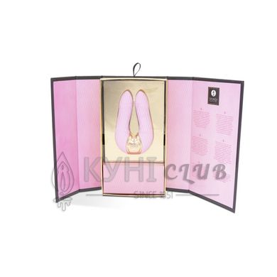 Вібратор для клітора Shunga Aiko Light Pink, гнучкі кінчики 104867 фото