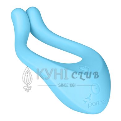 Вибратор для пар Satisfyer Endless Love Blue, 3 независимых мотора, многофункциональный 100348 фото