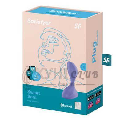 Анальна смартпробка з вібрацією Satisfyer Sweet Seal Lilac 104709 фото