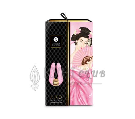 Вібратор для клітора Shunga Aiko Light Pink, гнучкі кінчики 104867 фото