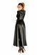 Платье-плащ с мокрым эффектом Noir Handmade F128C Powerwetlook gown coat, M 108010 фото 3