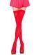 Щільні непрозорі панчохи Leg Avenue Opaque Nylon Thigh Highs Red, one size 105988 фото 1