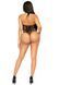 Мереживне тедді Leg Avenue Lace and net halter teddy One size Black, глибокий виріз, халтер 106545 фото 6