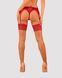 Чулки под пояс с широким кружевом Obsessive Lacelove stockings XL/2XL 106662 фото 2