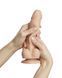 Реалістичний фалоімітатор Strap-On-Me Sliding Skin Realistic Dildo Vanille XXL, ефект рухливої шкіри 104242 фото 2