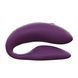 Смарт-вібратор для пар We-Vibe Chorus Purple, сенсорне керування вібраціями стисненням пульта 104888 фото 3