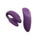 Смарт-вібратор для пар We-Vibe Chorus Purple, сенсорне керування вібраціями стисненням пульта 104888 фото 2