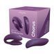 Смарт-вібратор для пар We-Vibe Chorus Purple, сенсорне керування вібраціями стисненням пульта 104888 фото 10