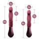 Пульсатор для точки G Blush Temptasia &ndash; Trixie Thrusting Dildo &ndash; Wine Red, 3 скорости 106849 фото 5