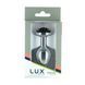 Металева анальна пробка Lux Active з трояндою - Rose Anal Plug - Black, віброкуля в подарунок 103462 фото 5